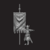 0024e65091a50895f39f0c1bc2ef3662.png Southern Bannermen Banner Bearer on Foot - Medbury Miniatures