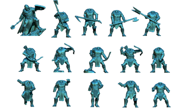 Maggot Warriors / Orc Rabble - Różne Uzbrojenie - 1x