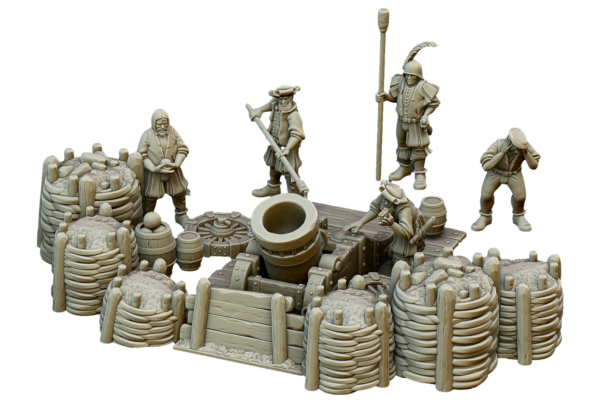 017293b1a4f9a6b85e494d9d154cef9d.png Sunland Imperial Mortar - Moździerz - Warhammer