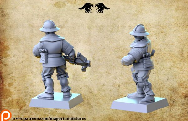 Pavese Mercenary Crossbowman - Magori Miniatures