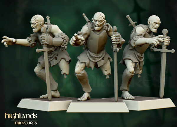 Zombie Warriors - Wojownicy Zombie - Pojedyncze Jednostki