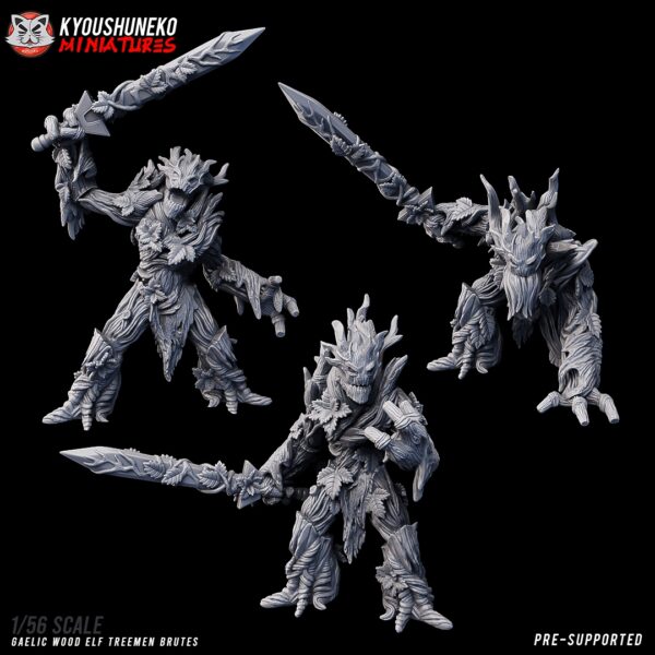 Treemen Brute x3 - Kyoushenko Miniatures - Druk 3D