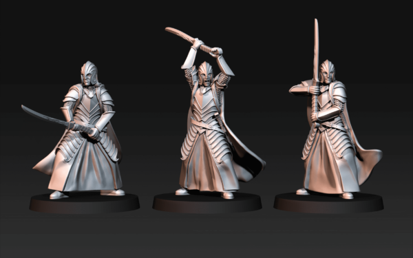 Bloody Warrior Elves - Swordmen 6 Póz