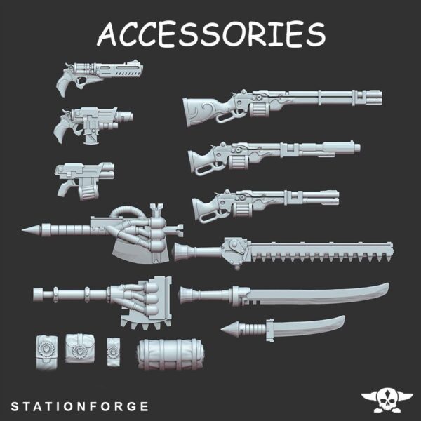 Scavenger Bikers x3 - Station Forge - Druk 3D