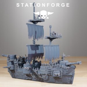 Gobs Pearl Battle Ship 2 - Station Forge - Druk 3D