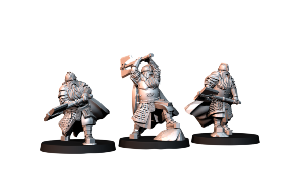 Kalak Dwarves - King Guard 3 Pozy