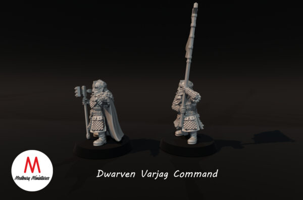 Dwarven Varjag Commanders - Krasnoludźcy Dowódcy 2x