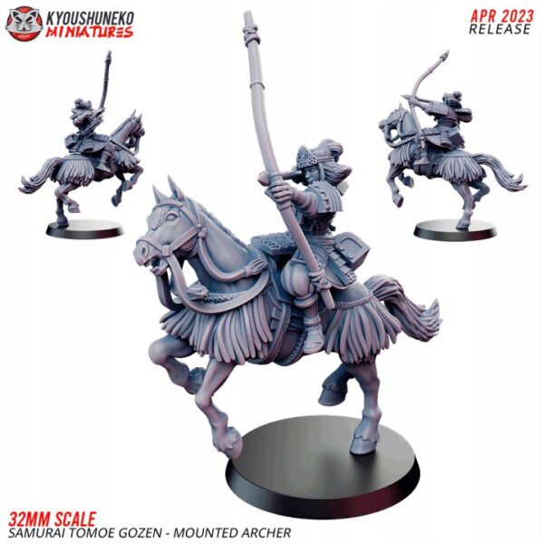 06bbed25e16386fe2e53dbc2da2db01e.jpg Samurai Tomoe Gozen - Mounted Archer - Minifaktura