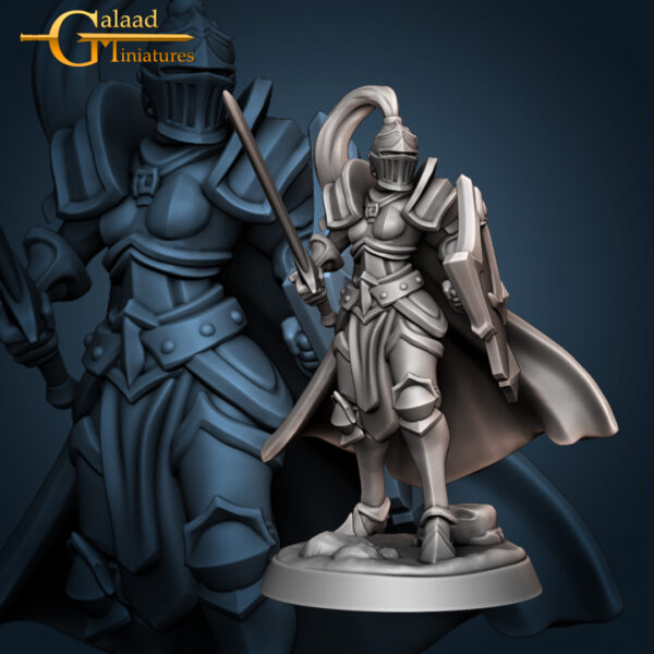 Female Knight 04 - Shield