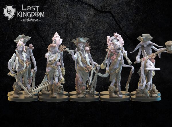 Deep Sea Zombies x10 - Druk 3D