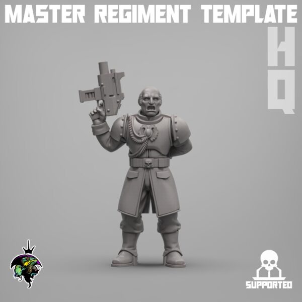 Master Regiment Template HQ Expansion - 8 szt.