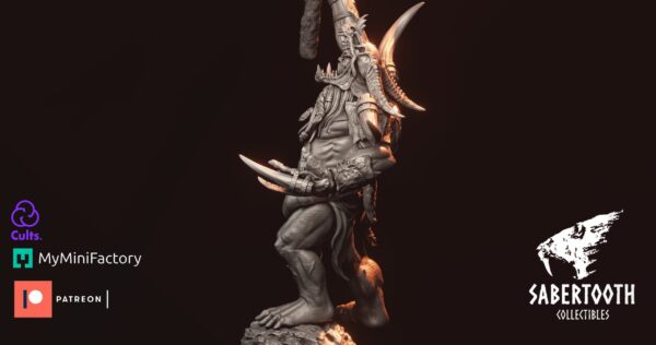 King Glagar - SC - Minifaktura - Druk 3D