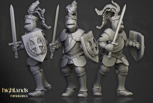 Sunland Knights on Foot - Pojedyńcze Modele