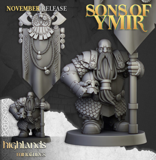 Dwarf Huscarls - Bannerman