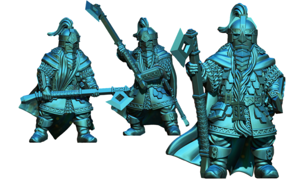 Dwarven Royal Guards - 3x