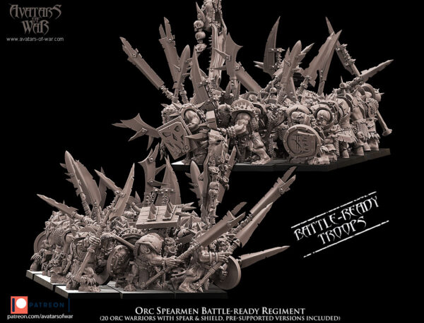 Orc Spearmen - x10