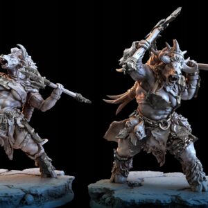 Aurox Warriors - Female warriors_x2 poses