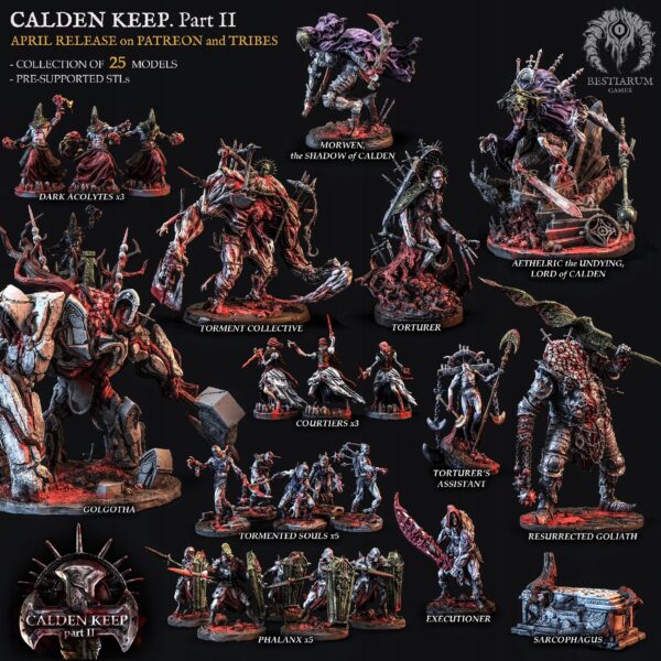 Aethelric the Undying, Lord of Calden - Druk 3D
