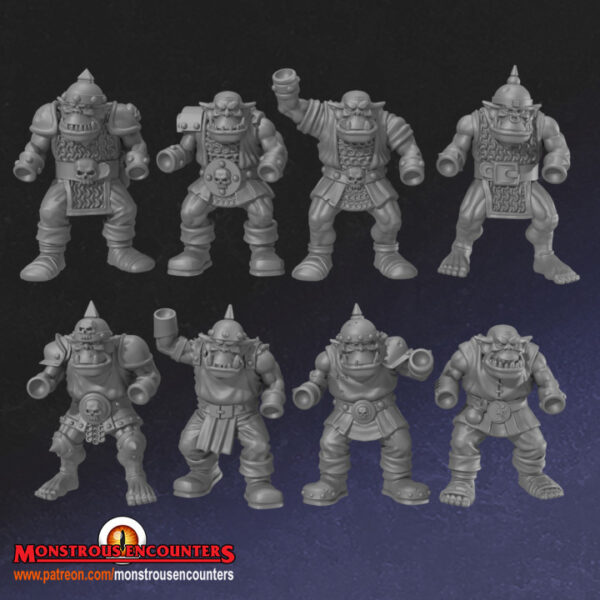 0994b4e2a85f65539335b6bfab39b1b0.jpg Orc Warriors Unit - Jednostka 17x + CMD 3x - Monstrous Encounters