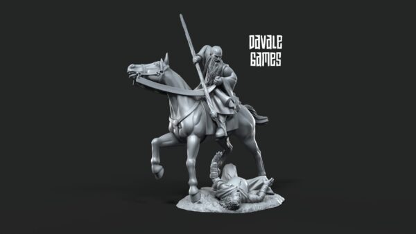 Blood-Handed Mage Mounted - x1