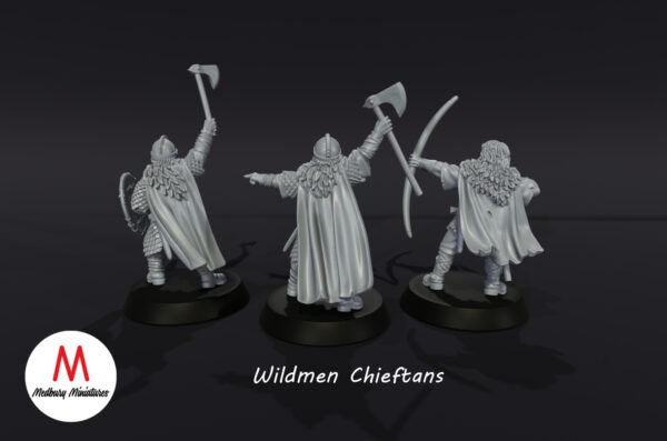 Wildmen Cheiftans - Dzicy Wodzowie - Zestaw x3