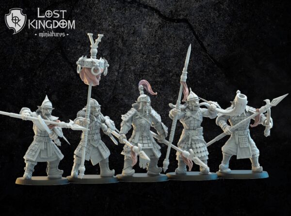 Mongobbo Spearmen on foot CMD - Lost Kingdom