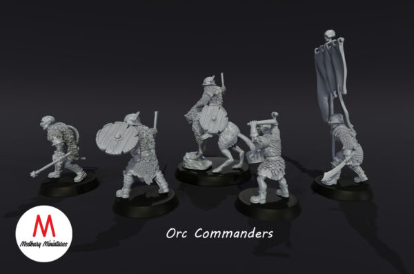 Orc Command Team - Dowódcy Orków - Zestaw x5