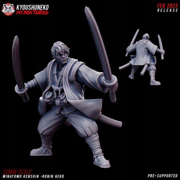 0b02416714b48a16edd6cda5f2fa0844.jpg Minatomo Kenshin Ronin Hero - Minifaktura