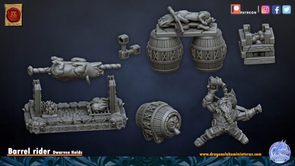 Berrel Rider - DLM - Dwarven Holds - Minifaktura