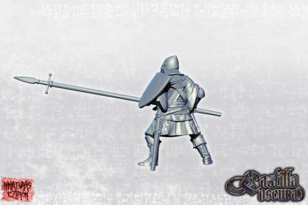 Frontier Knight on foot - Minifaktura - Druk 3D