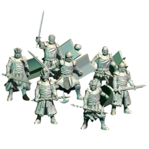 Dark Souled Men Warriors - x10
