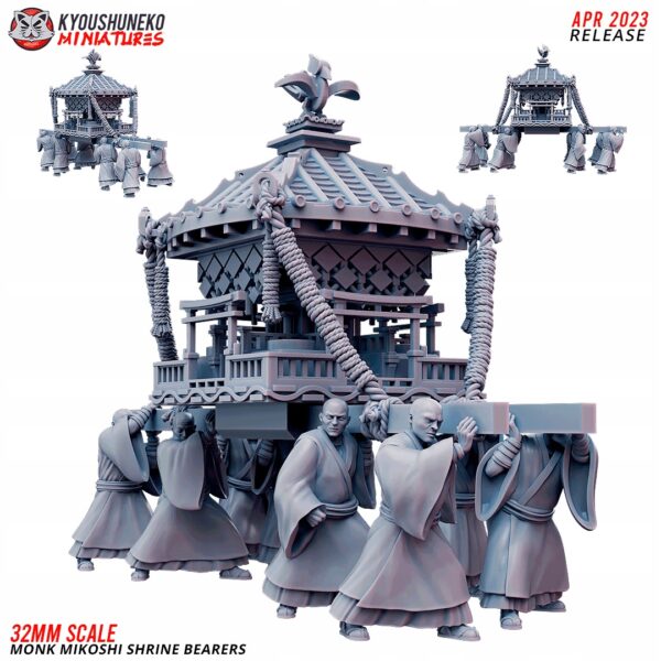 Monk Mikoshi Shrine Bearers - Minifaktura