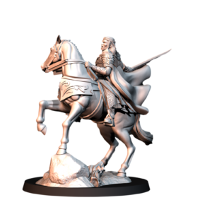 King of the Forest Elves on Horse - Król Leśnych Elfów na Koniu - Davale Games