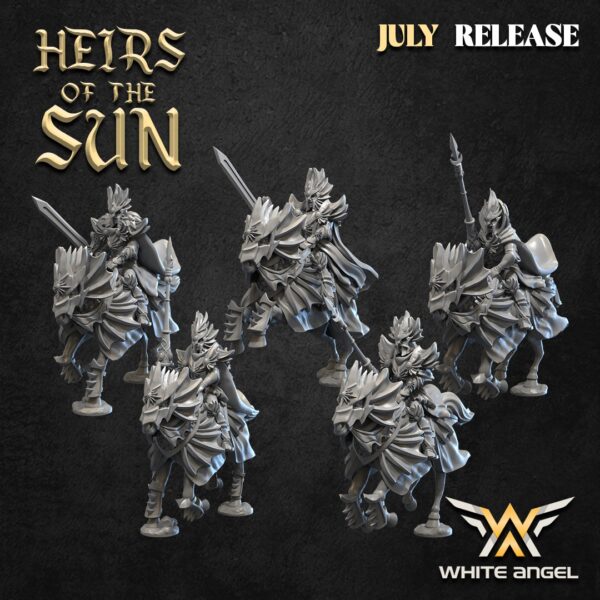 Lords of the high dragon x5 - White Angel Miniatures