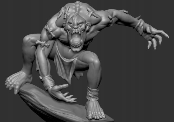Wendigo - Sabertooth Collectibles - Druk 3D