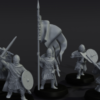 Saxon Huscarls Commander - Medbury Miniatures