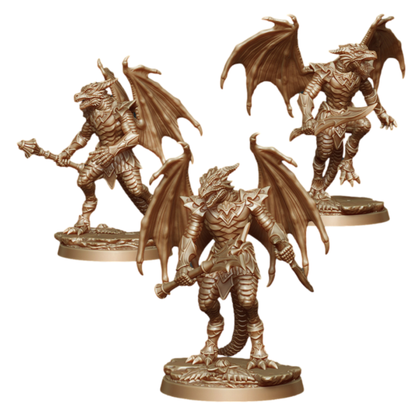 Dragon Warriors with Wings - x1