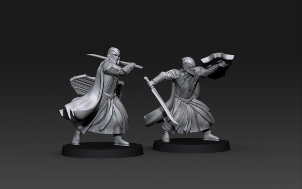 Armored Forest Elves - Leśne Elfy 6 póz - Davale Games