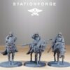 Grim Guard Cavalry x10 - Station Forge - Druk 3D