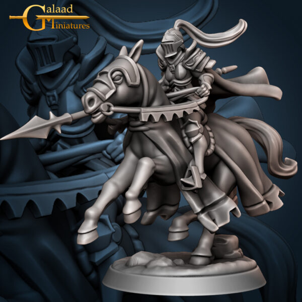 Female Knight Mounted 02