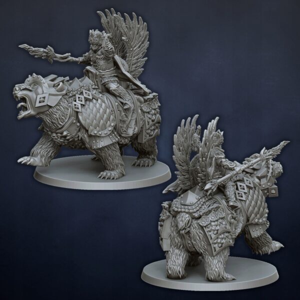 Bearbeard Kozma on bear  - Druk 3D