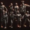 Zombies x10 - Minifaktura - Druk 3D