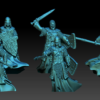Undead Warriors - Spear / Sword - 1x
