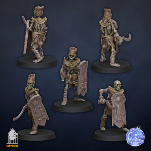 Skeleton Warriors - x5