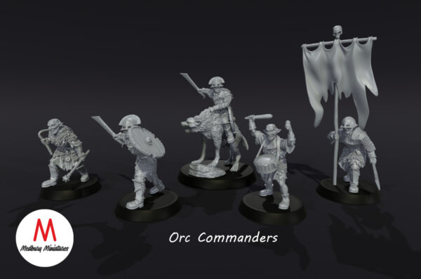 Orc Command Team - Dowódcy Orków - Zestaw x5