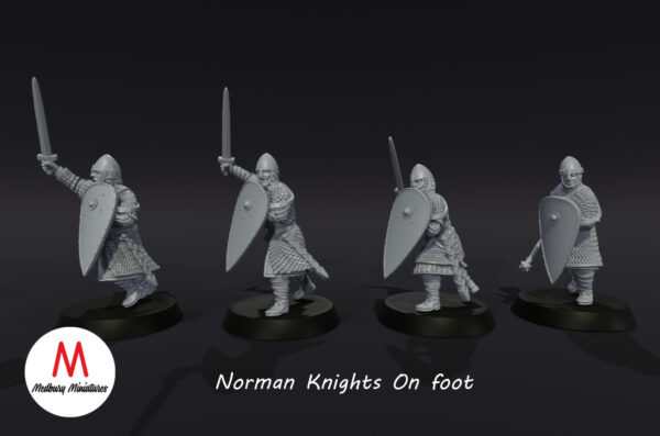 100d333cce72ab314686558880ded3a2.jpg Norman Knights on Foot 1 - Normańscy Rycerze Pieszo 1