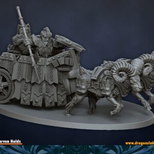 Ram Charriot #1 - DLM - Dwarven Holds - Druk 3D