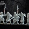Mongobbo Spearmen on foot - Lost Kingdom -Druk 3D