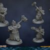 King's Guard two hands Hammer x10 - DL Miniatures
