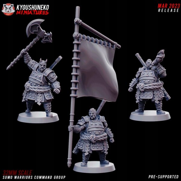 Sumo Warriors Command Group x3 - Minifaktura